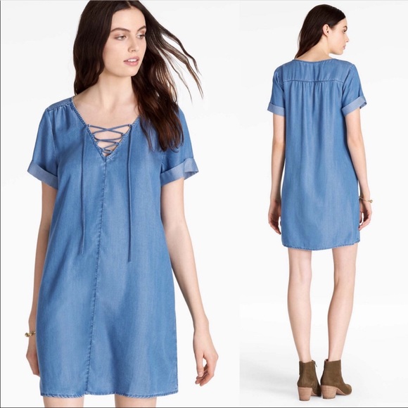 Lucky Brand Chambray dress - Picture 1 of 5
